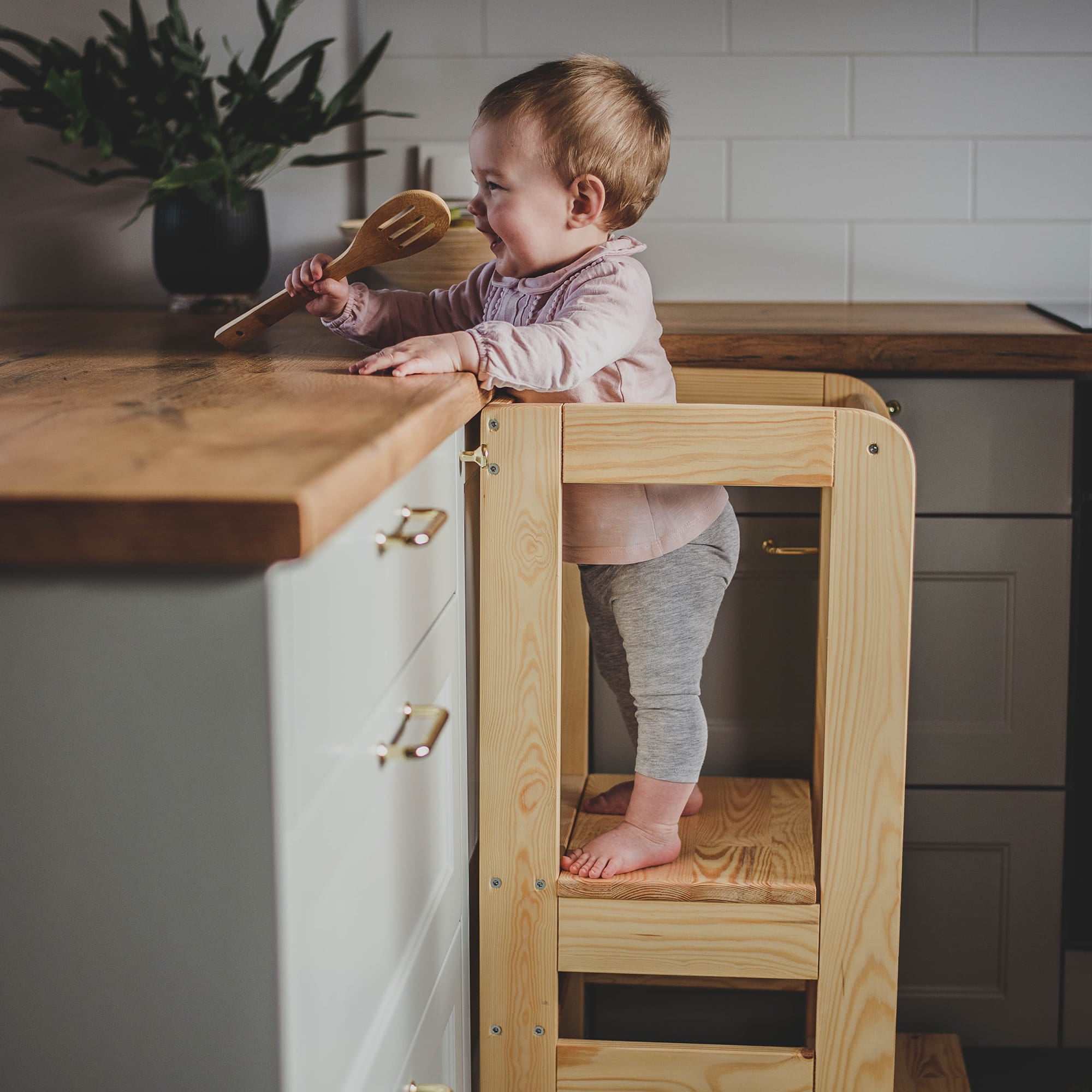 meowbaby-lernturm-k-chenhelfer-standard-3-stufig-h-henverstellbar image 1