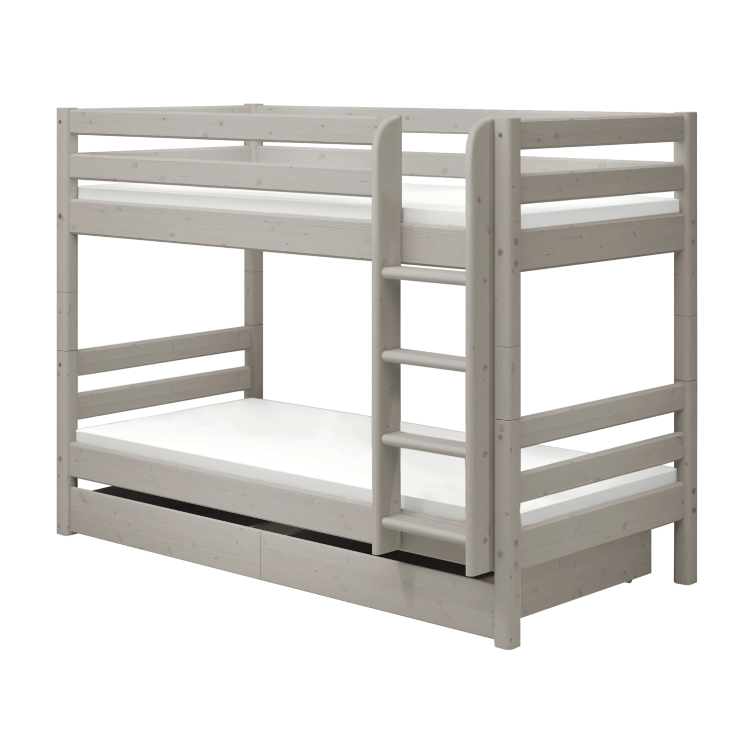 flexa-classic-etagenbett-90x200-cm-mit-schublade-leiter-und-sicherheitsgel-nder- image 1
