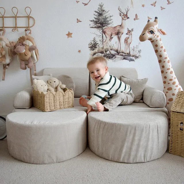 meowbaby-spielsofa-mini-max-slim-cord-edition-modulares-kindersofa-120x60x50-cm image 1