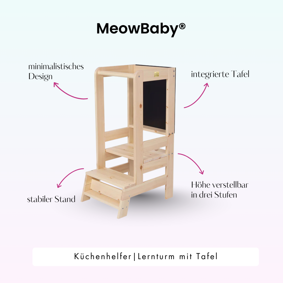 meowbaby-lernturm-k-chenhelfer-mit-tafel image 3