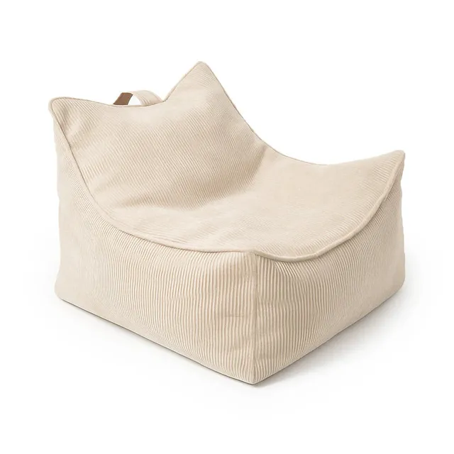 meowbaby-kinder-sessel-eckig-slim-cord-edition-sitzsack-pouf image 1