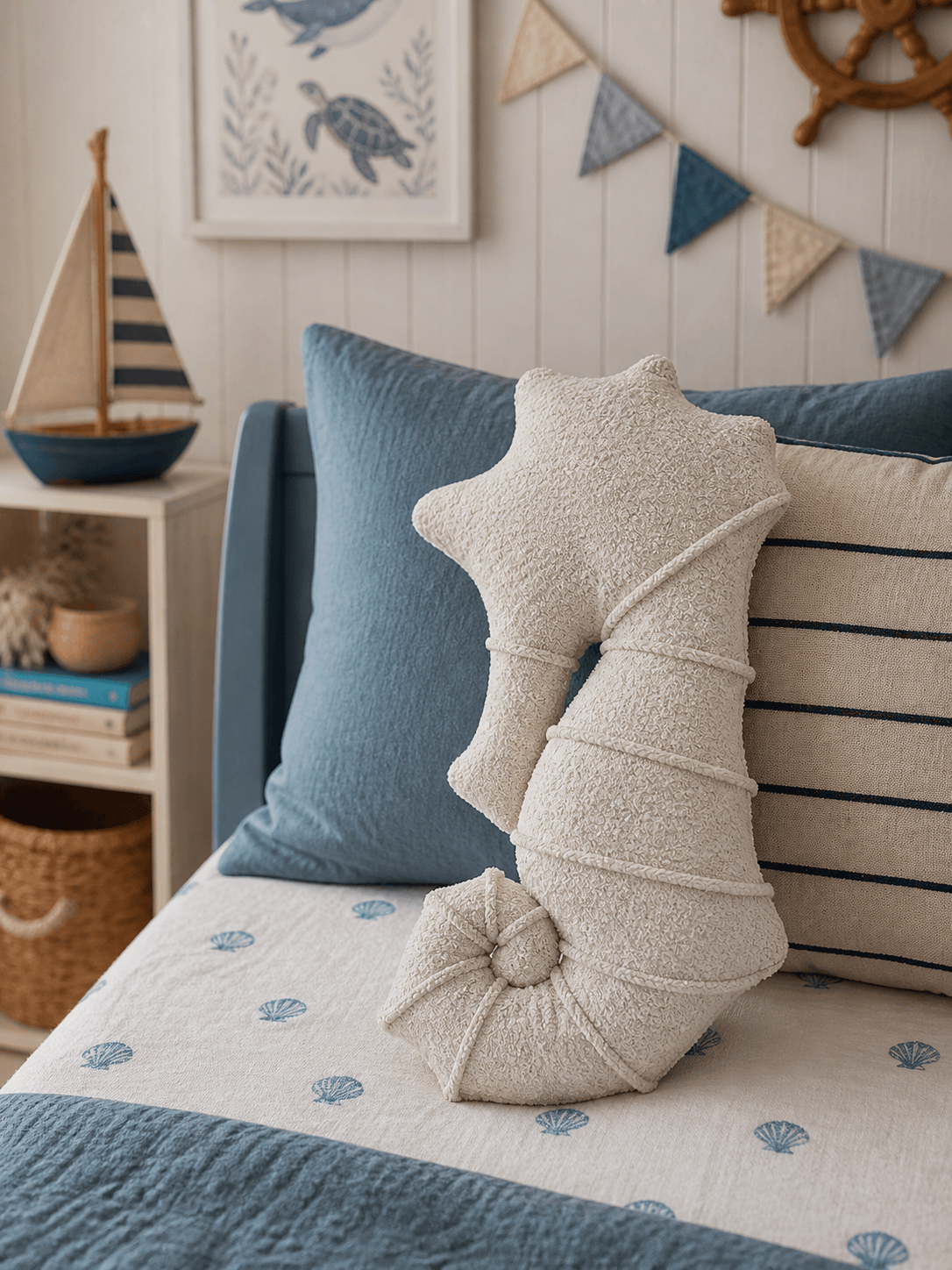 meowbaby-deko-kissen-seepferdchen-soft-boucl-edition image 2