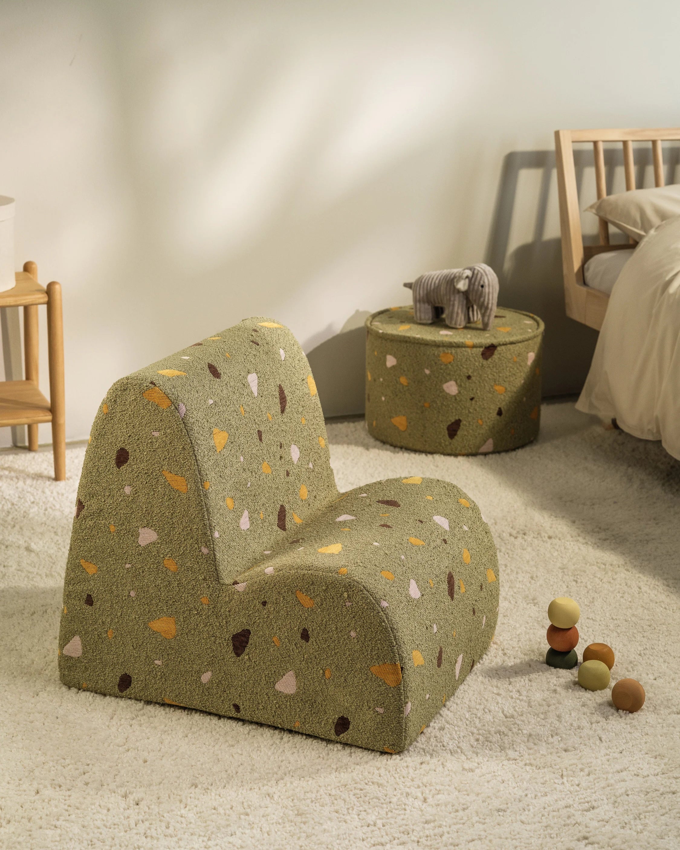 wigiwama-terrazzo-moss-cloud-chair-kinder-loungesessel-wolke image 4