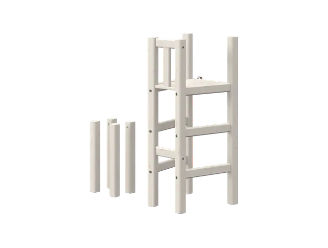 flexa-plattform-und-pfosten-f-r-hochbett-120-cm-wei-kiefer image 1