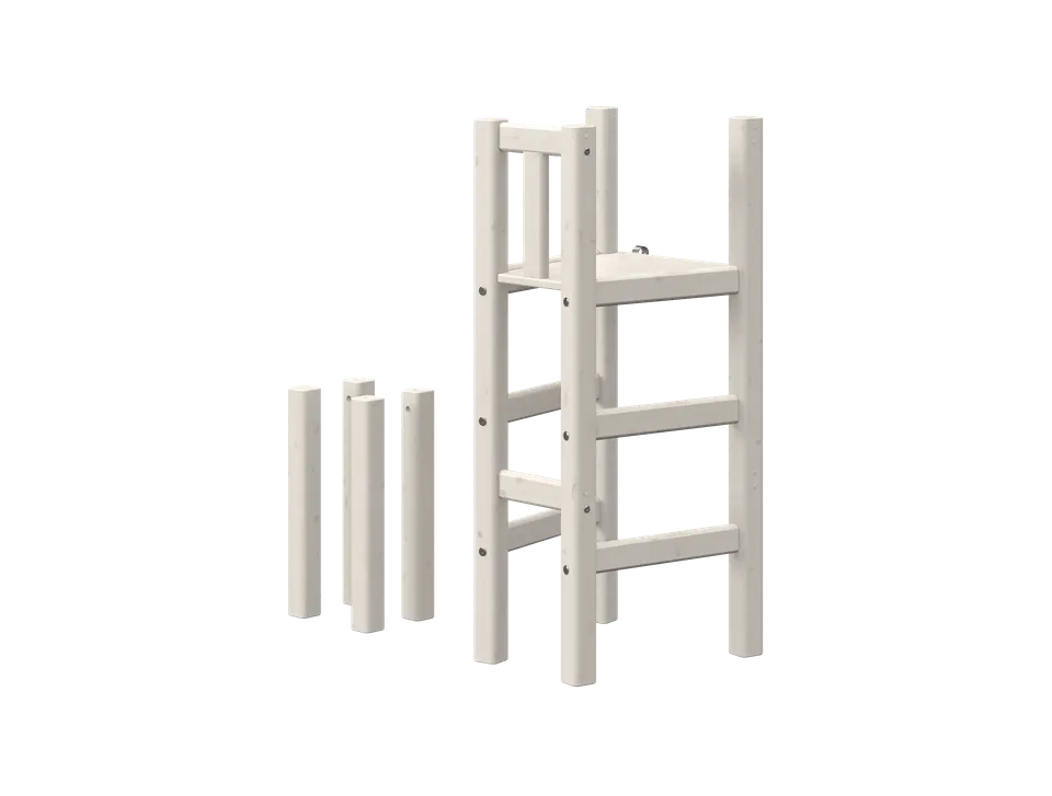 flexa-plattform-und-pfosten-f-r-hochbett-120-cm-wei-kiefer image 1