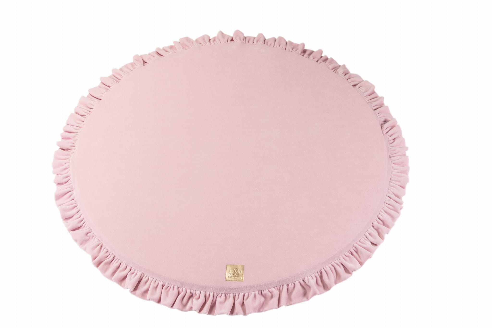 meowbaby-spielmatte-velvet-mit-volant-100cm-rund image 5