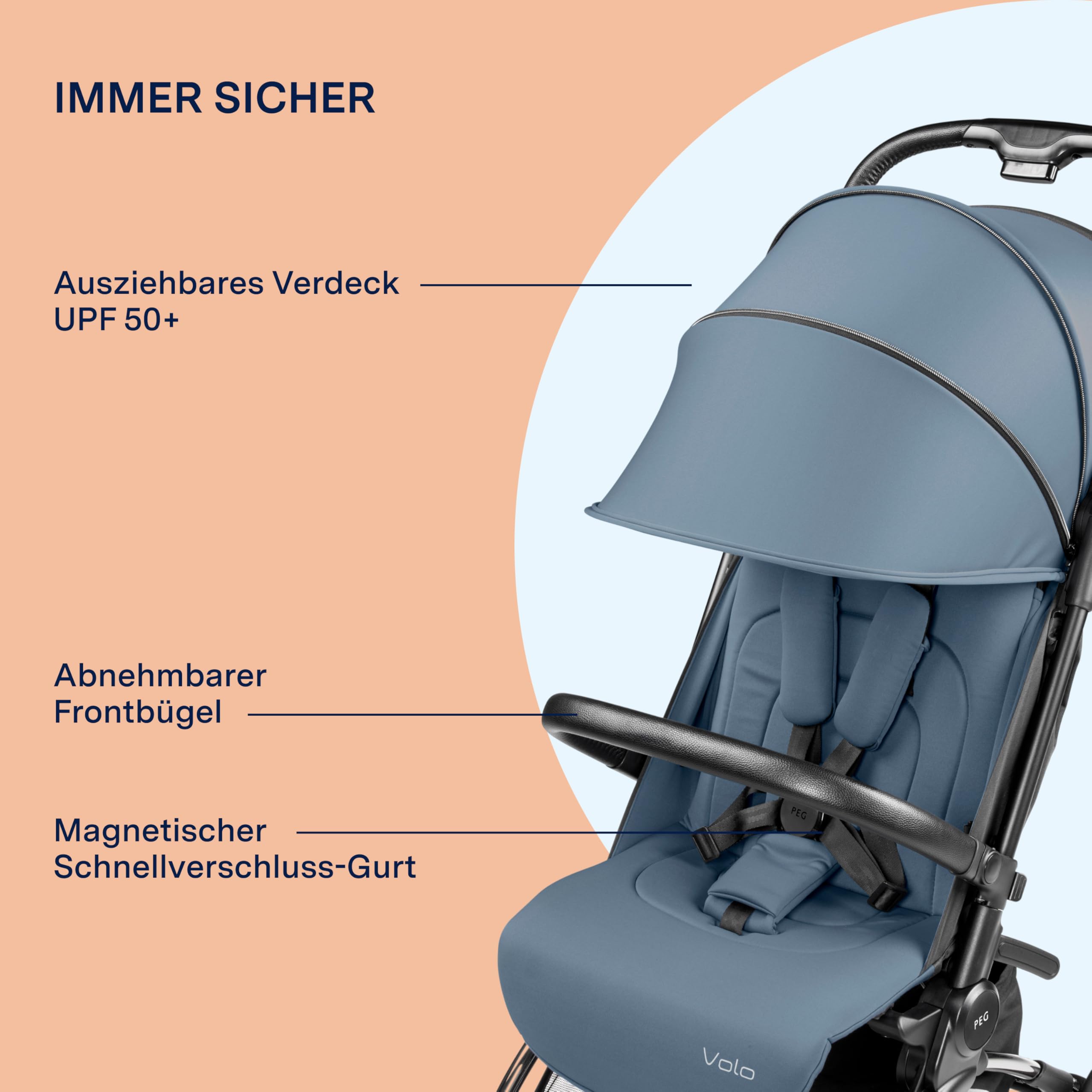 peg-perego-volo-leichter-buggy-blue-cameo image 7