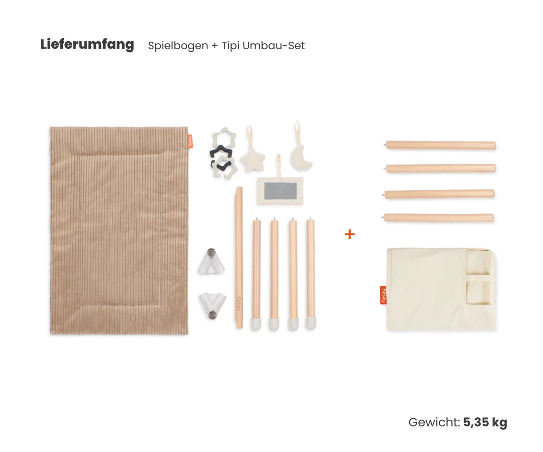 funzy-spielbogen-tipi-set-spielbogen-aus-buchenholz-mit-canvas-tipi image 3