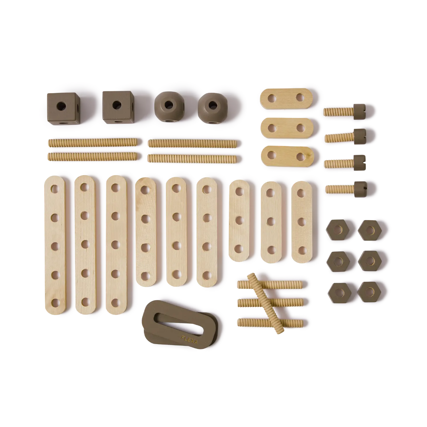 flexa-ogo-bau-set-36-teilig-holz-konstruktionsspielzeug image 4