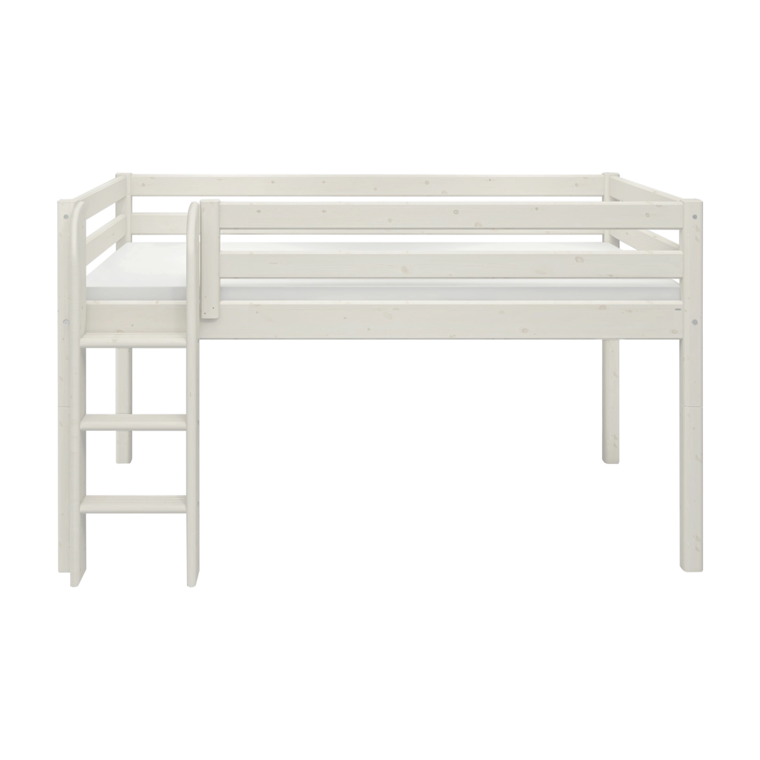 flexa-classic-mittelhohes-bett-120-cm-mit-leiter-90x200-cm-wei image 7