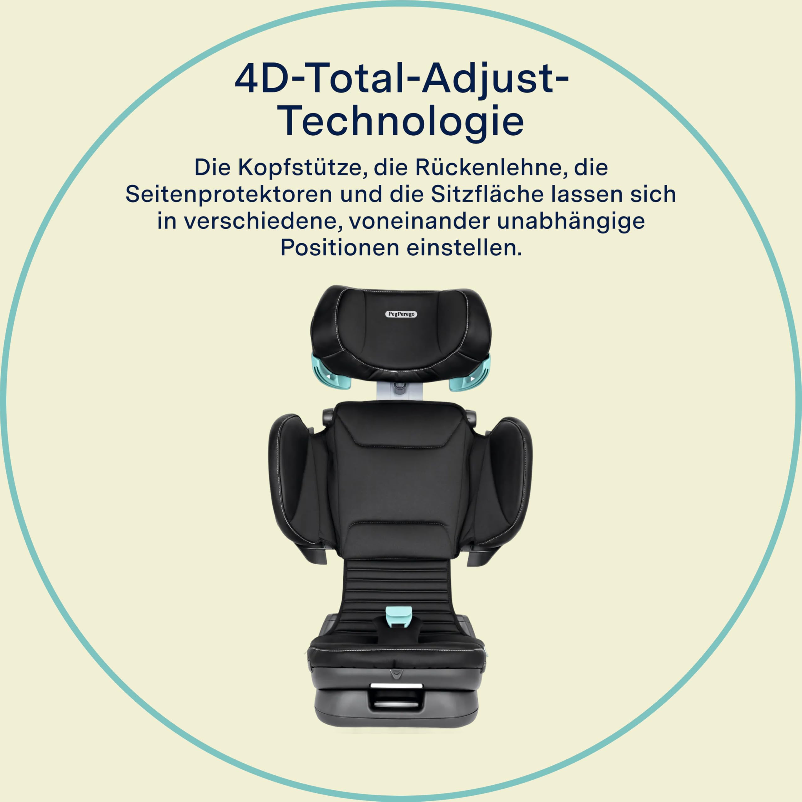 peg-perego-viaggio-flex-isofix-autositz-100-150-cm-licorice image 3
