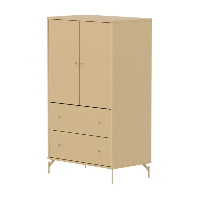 flexa-saga-schrank-2-t-ren-und-2-schubladen-metallf-e-oat image 1