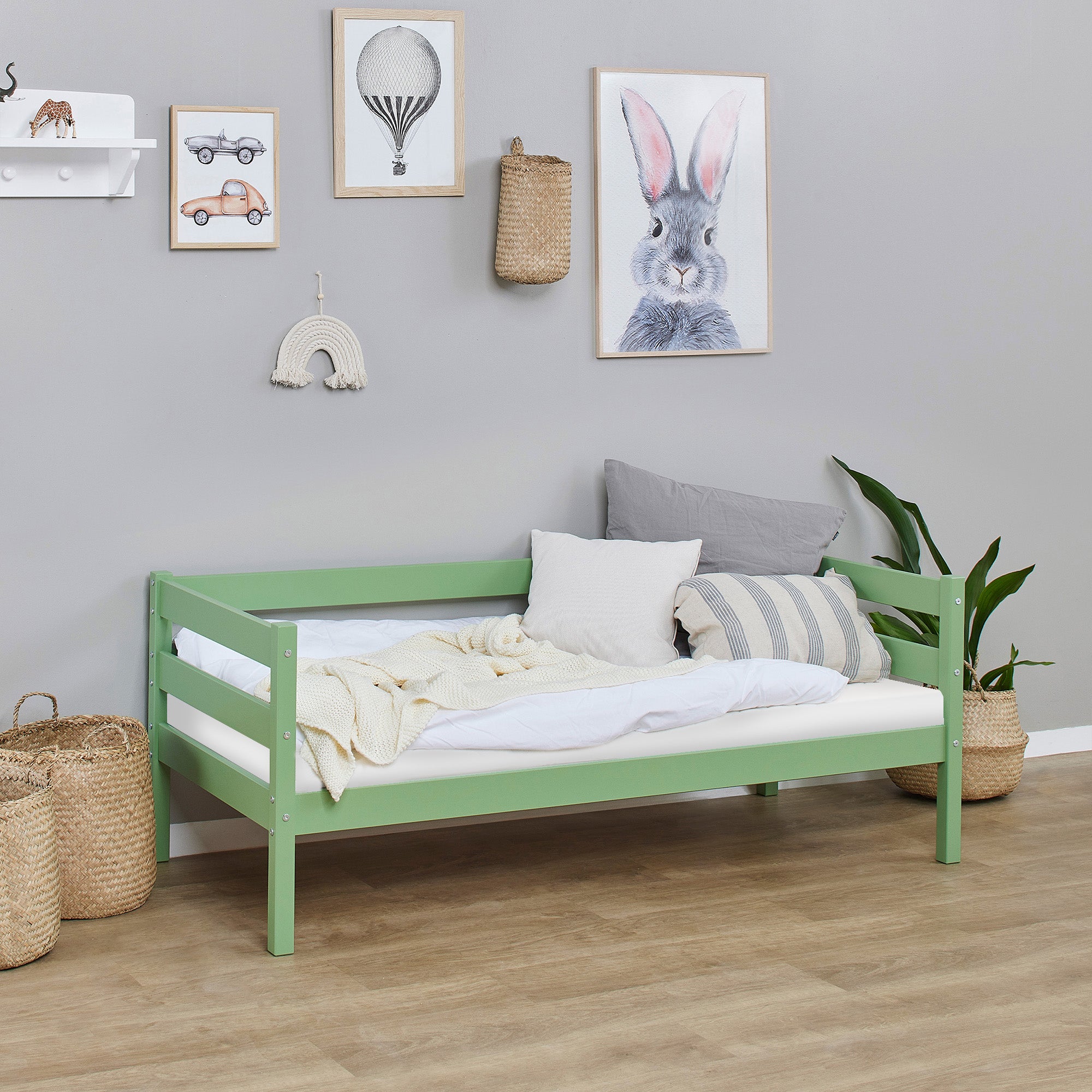 hoppekids-eco-comfort-einzelbett-mit-schaumstoffmatratze image 8