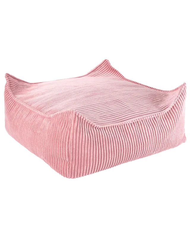 wigiwama-square-ottoman-mousse-rosa-cord image 1