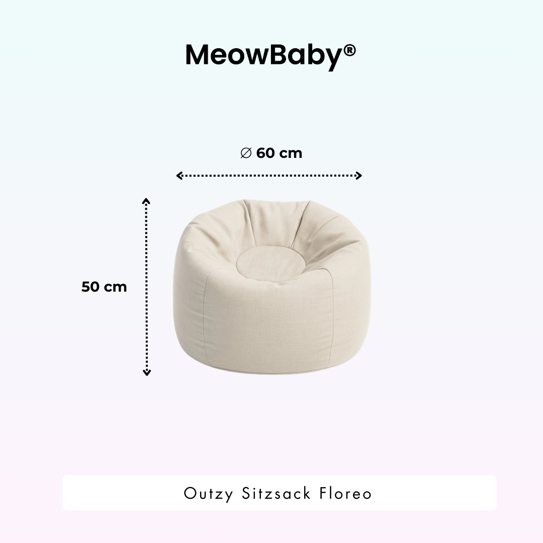 meowbaby-outzy-floreo-outdoor-kinder-sitzsack image 4