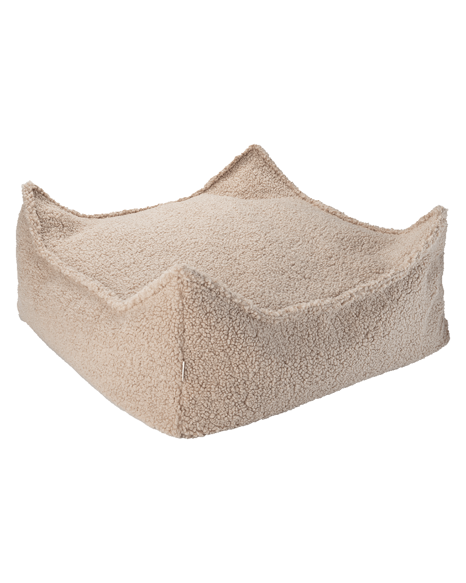 wigiwama-square-ottoman-kinder-hocker-aus-teddy-biscuit image 1