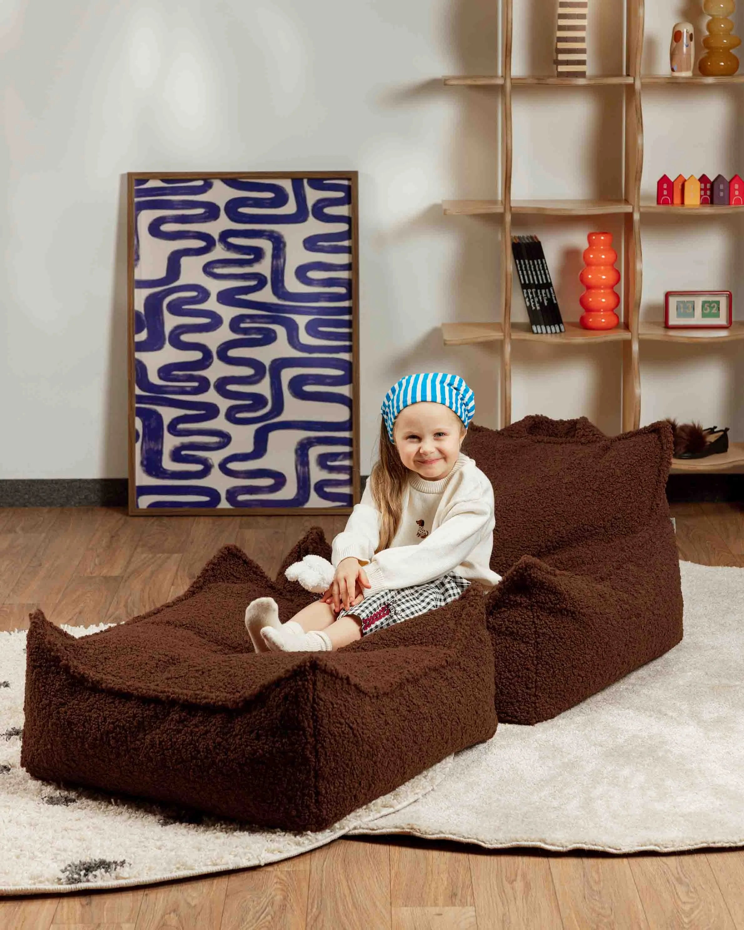 wigiwama-warm-hazel-sitzsack-ottoman-set image 2