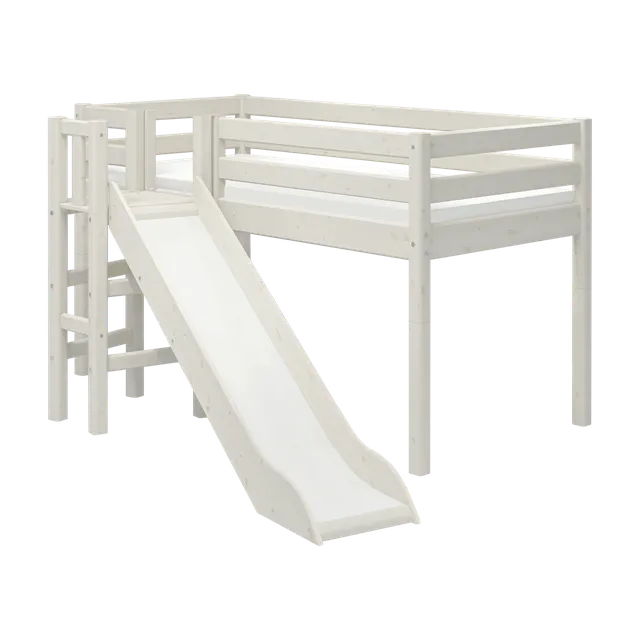 flexa-classic-spielbett-120-cm-mit-rutsche-90x200-cm-wei-bestseller image 1