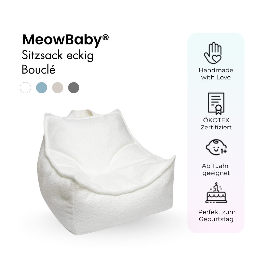 meowbaby-kinderessel-eckig-premium-boucl-pouf image 2
