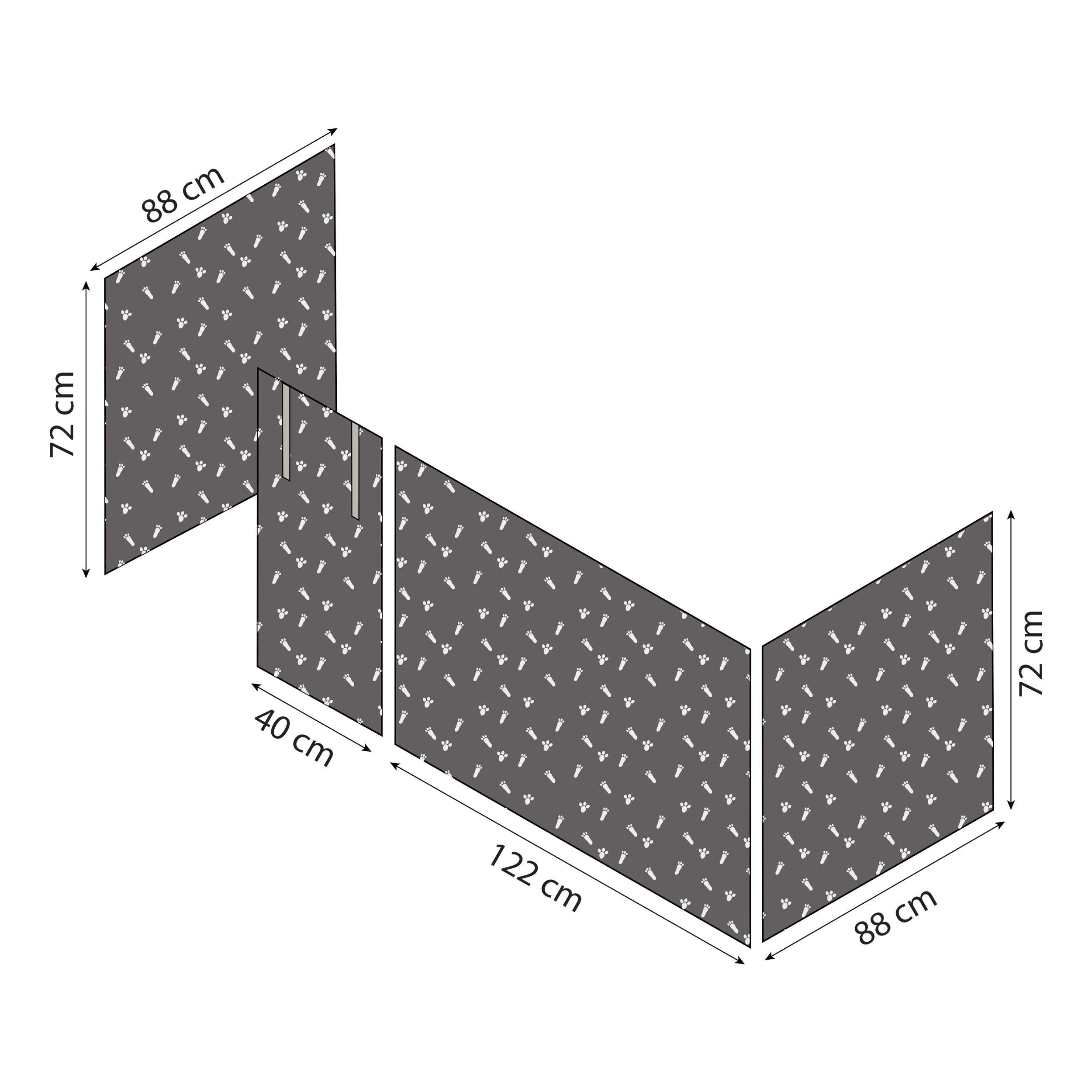 hoppekids-eco-dream-halbhochbett-mit-pets-granite-grey-bettvorhang image 6