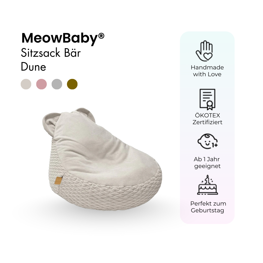 meowbaby-kinderessel-dune-b-ren-sitzsack-sako-bag-sand image 2