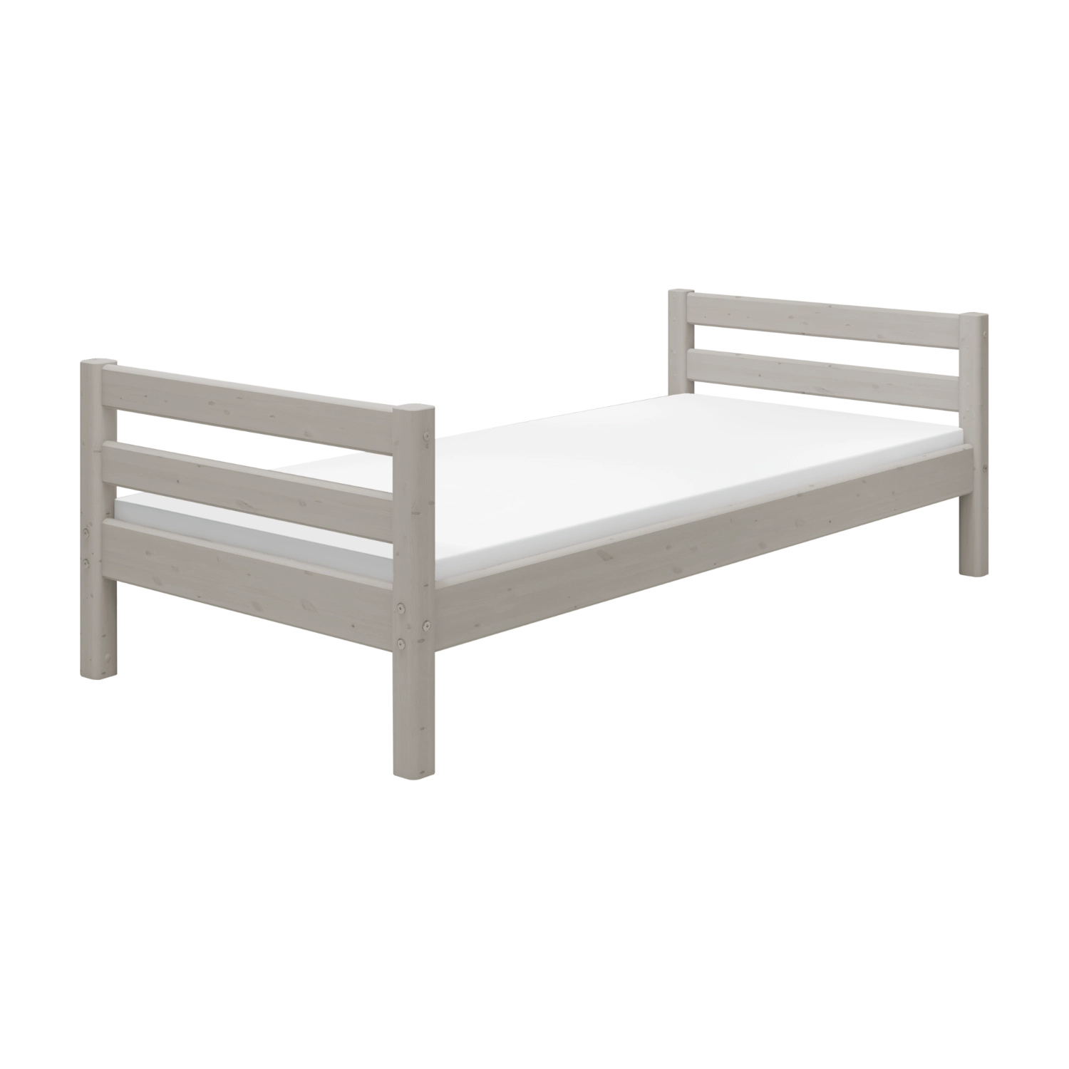 flexa-classic-einzelbett-90x200-cm-grau-mit-lattenrost image 8