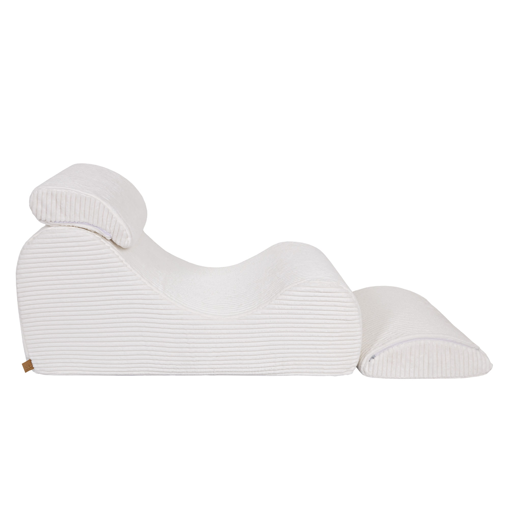 meowbaby-sitzsack-wave-lounger-churro-creme-wei-designer-lounge-sessel image 5