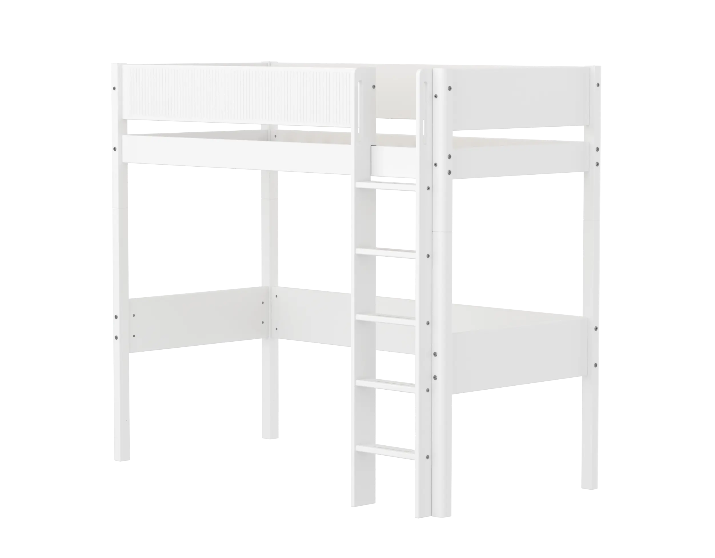 flexa-classic-hochbett-184-cm-mit-leiter-und-absturzsicherung-90x200-cm-wei image 1