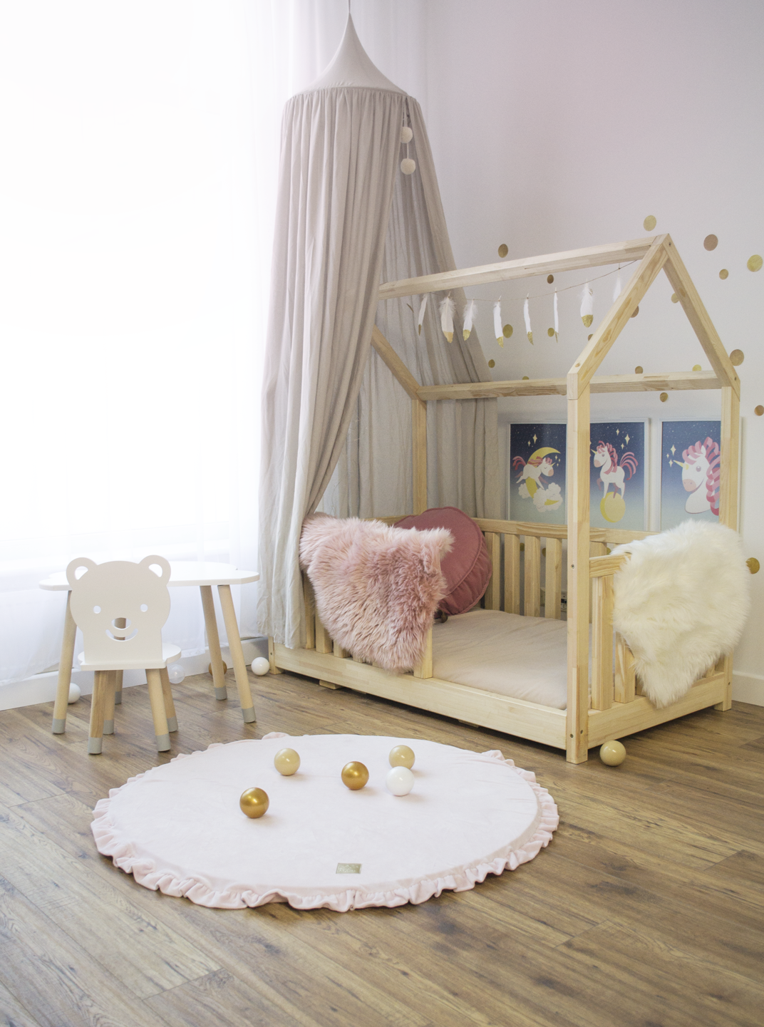 meowbaby-spielmatte-velvet-mit-volant-100cm-rund image 7