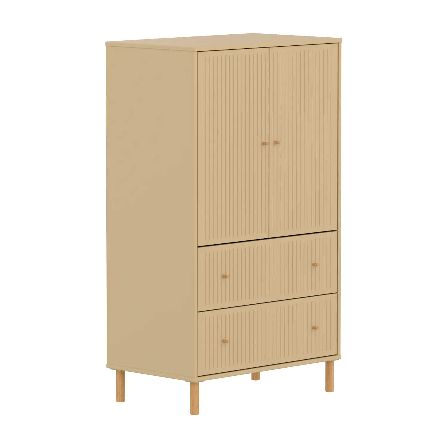 flexa-saga-schrank-2-t-ren-2-schubladen-rillen-eiche-oat image 3
