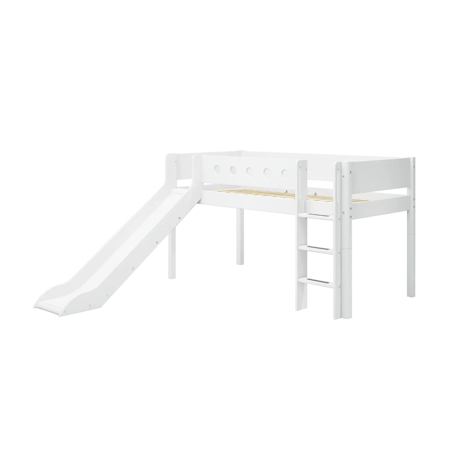flexa-white-spielbett-120-cm-90x200-cm-wei-mit-rutsche-und-leiter image 8