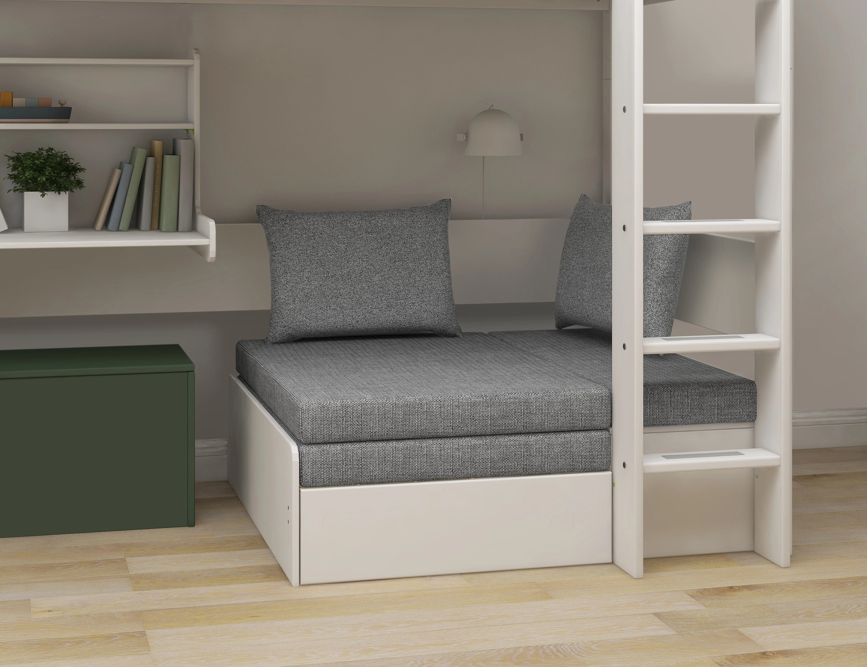 flexa-white-casa-hochbett-184-cm-mit-schreibtisch-sofa-leiter-90x200-cm-wei image 2