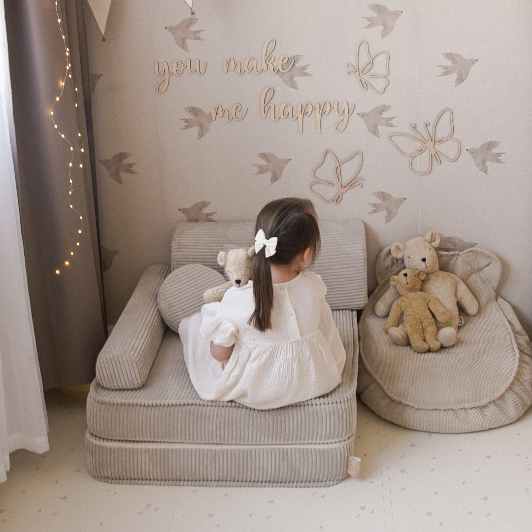meowbaby-kindersessel-3-in-1-sthetik-cord-faltbare-kindercouch-spielmatratze-cla image 1