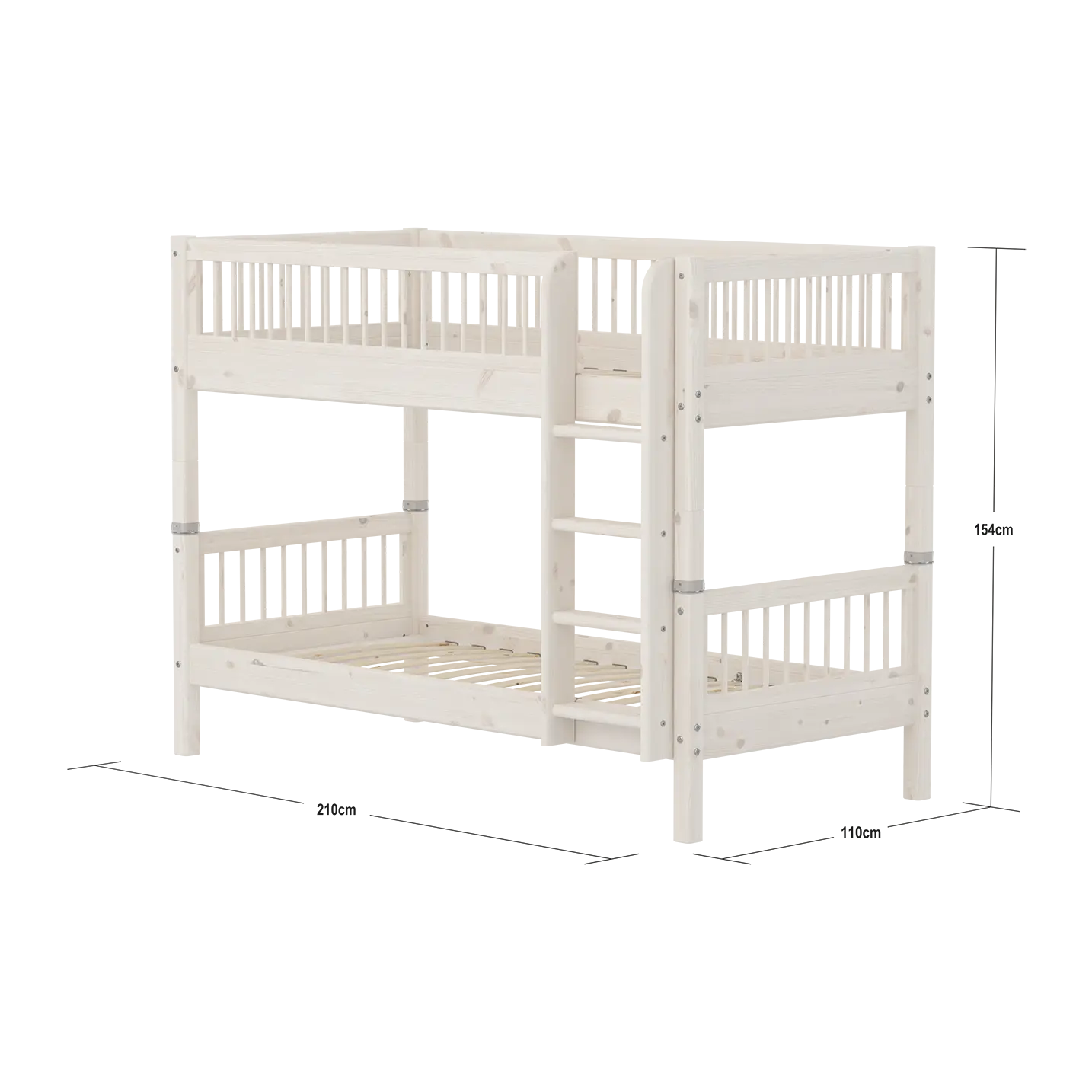 flexa-classic-etagenbett-90x200-cm-mit-leiter-und-absturzsicherung-hoch-154-cm-w image 4