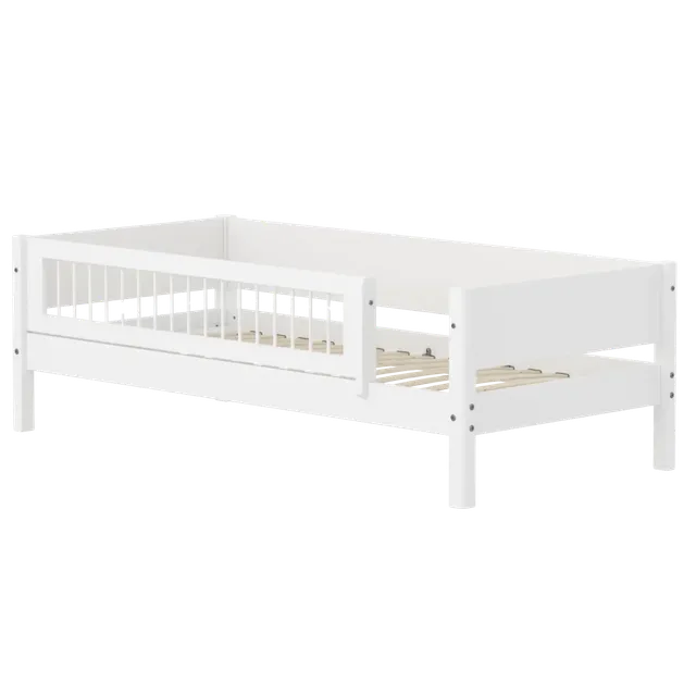flexa-white-einzelbett-90x200-cm-wei-mit-absturzsicherung image 1