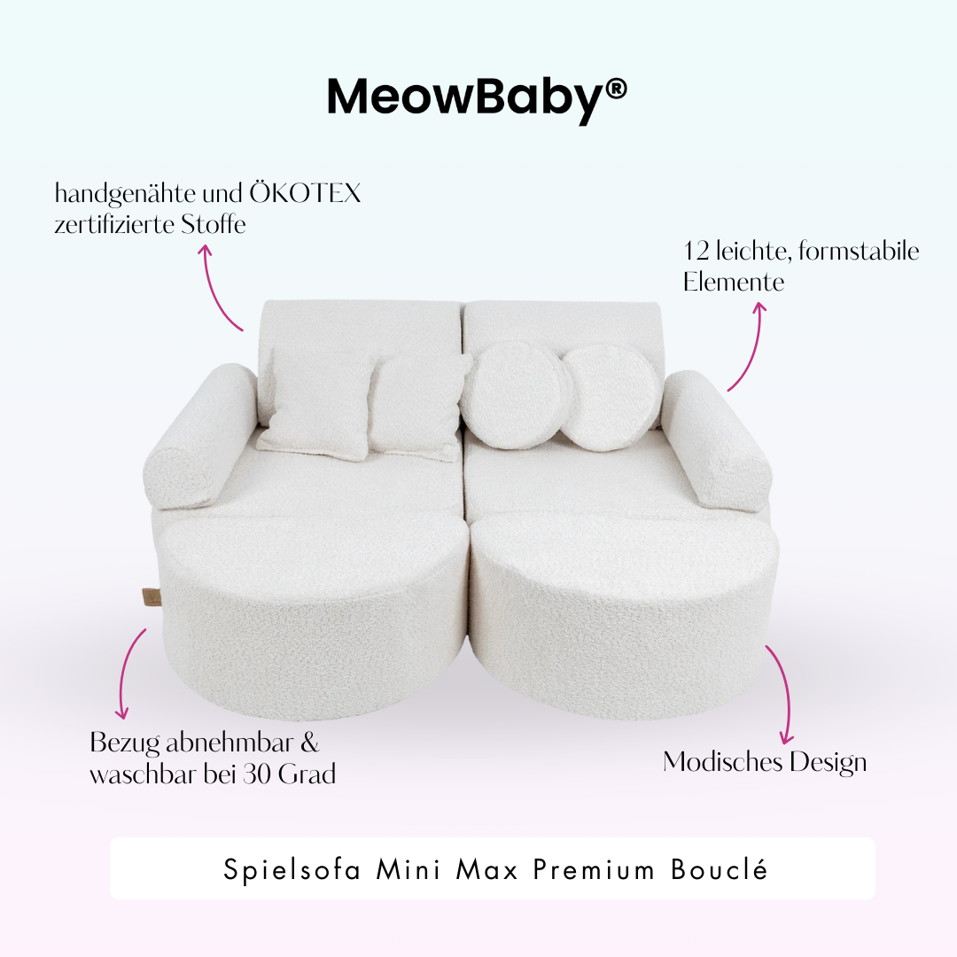 meowbaby-spielsofa-mini-max-premium-boucl-creme-weiss image 4