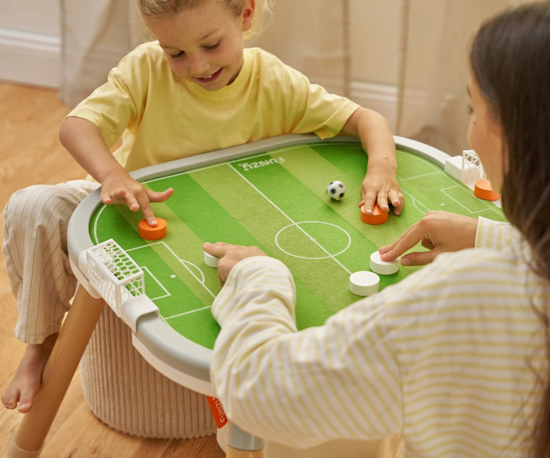 funzy-spieltischplatte-fu-ball-beidseitige-filz-spielfeldplatte-mit-zubeh-r-set image 2