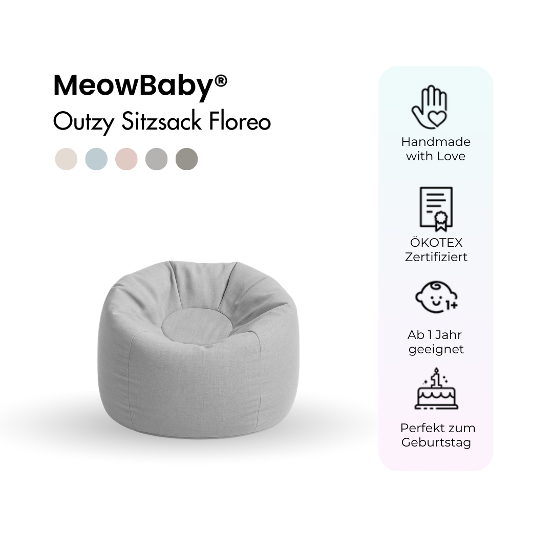 meowbaby-outzy-floreo-outdoor-kinder-sitzsack image 7