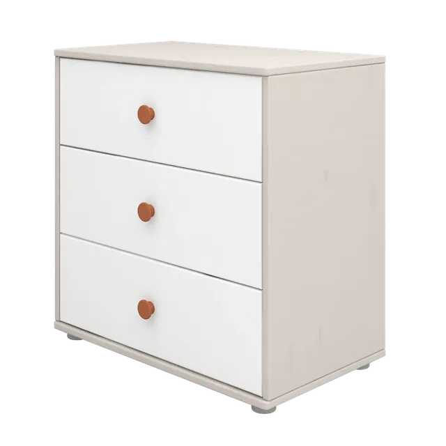 flexa-classic-kommode-mit-3-schubladen-inkl-f-e-grau image 1