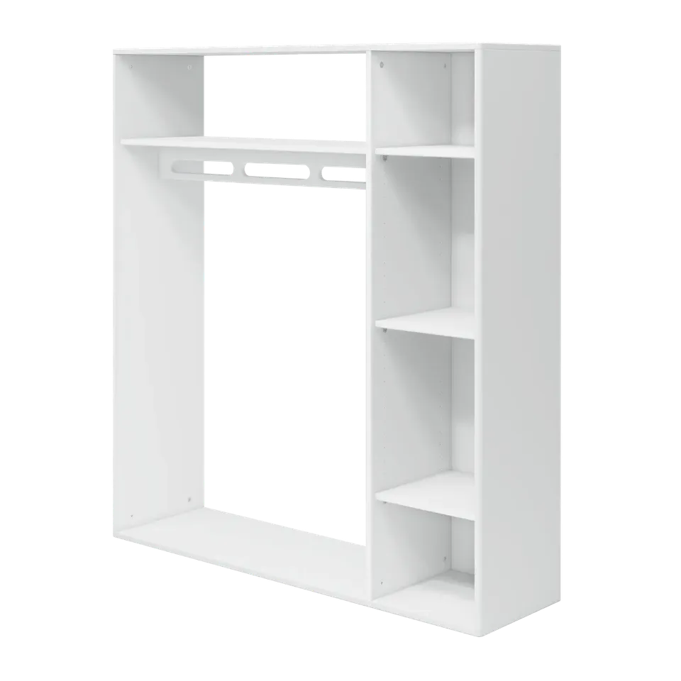 flexa-roomie-offener-kleiderschrank-f-r-kinder-mit-stange-und-b-den image 1