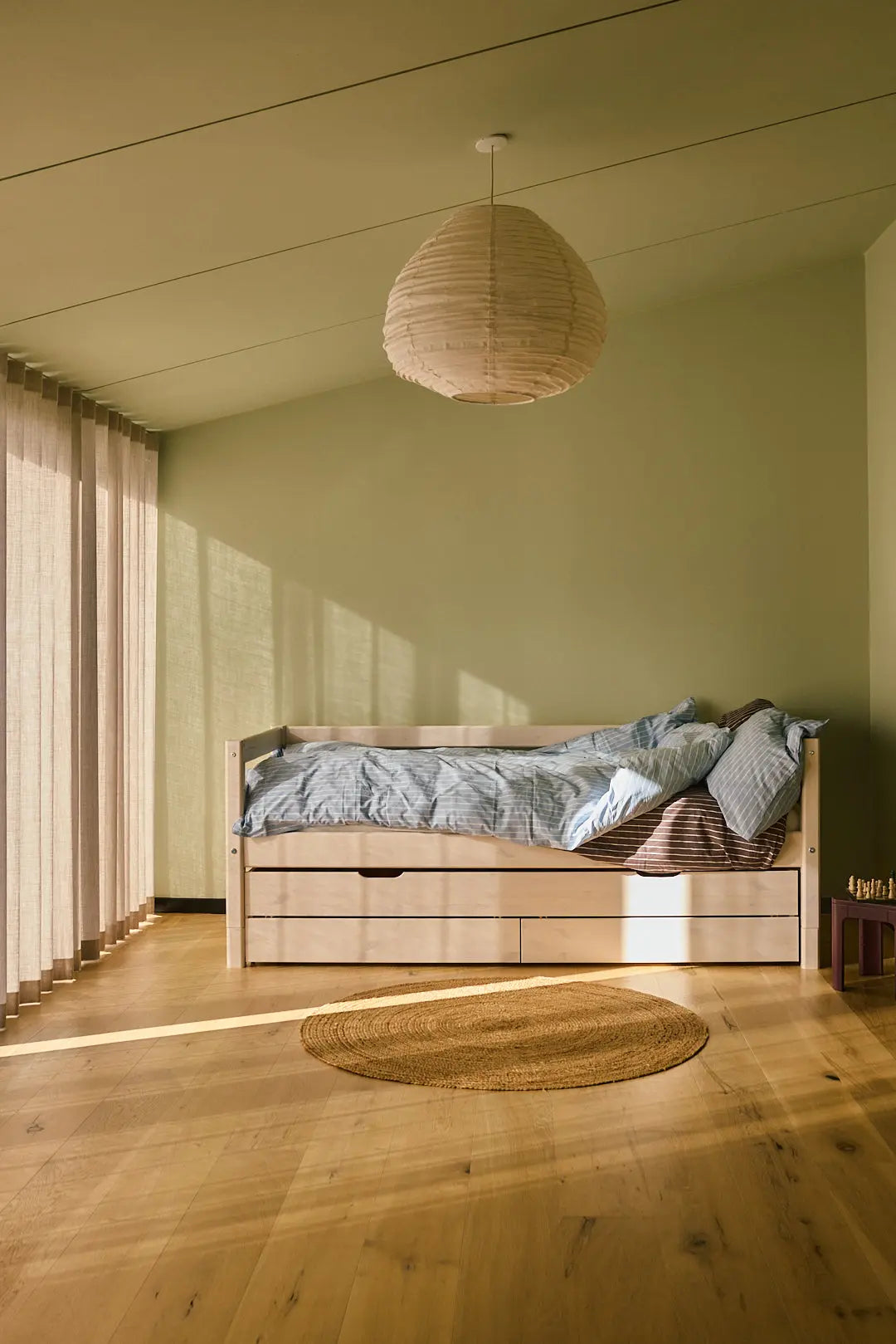 flexa-classic-tagesbett-90x200-cm-mit-ausziehbett-90x190-cm-und-schubladen-wei image 2