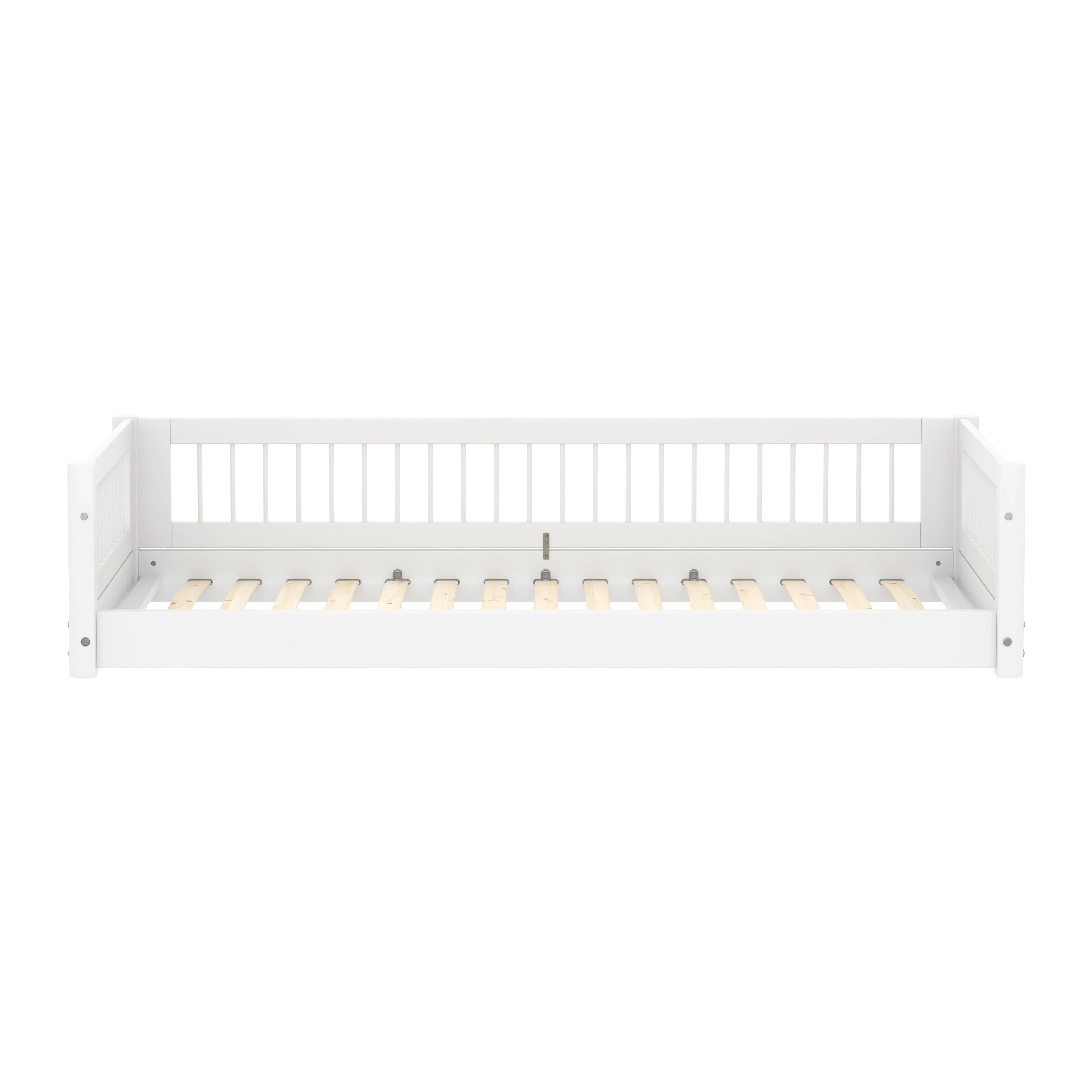 flexa-white-montessori-bett-mit-crossbars-90x200-cm-wei image 2