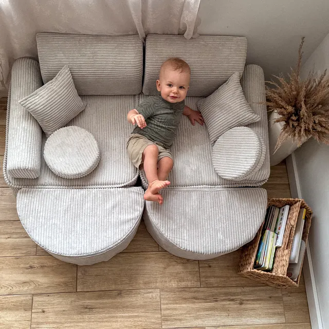 meowbaby-spielsofa-sthetik-cord-mini-max-classic-cord-edition image 1
