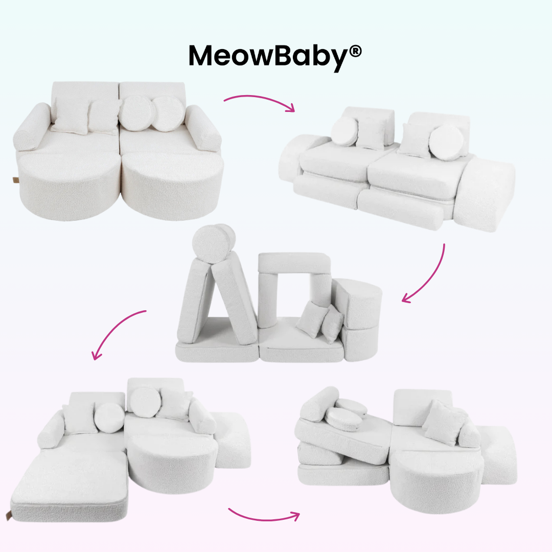 meowbaby-spielsofa-mini-max-premium-boucl-creme-weiss image 6