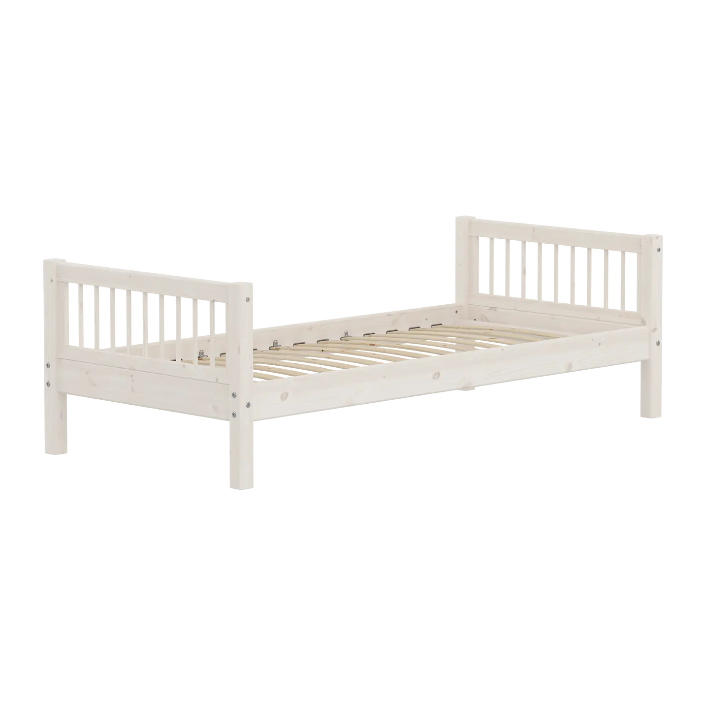 flexa-classic-einzelbett-90x200-cm-wei-mit-sprossen-und-lattenrost image 4