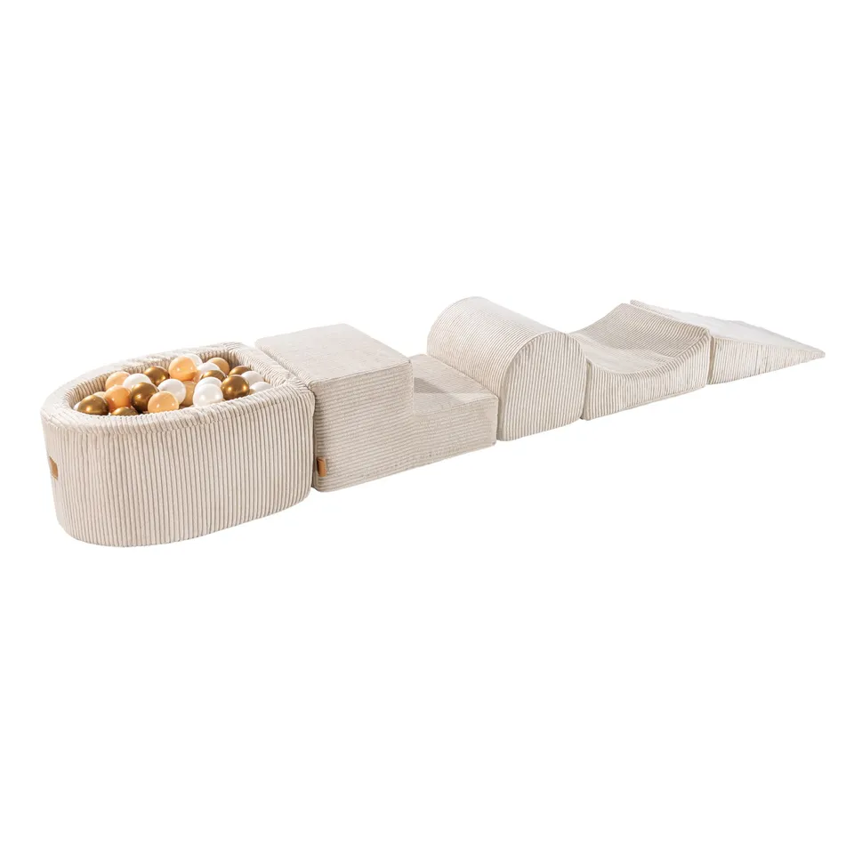 meowbaby-schaumspielset-sthetik-cord-mit-b-llebad-und-100-b-llen image 1