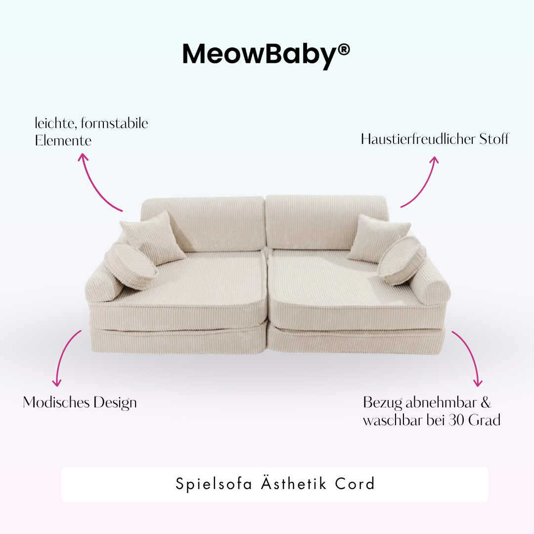 meowbaby-spielsofa-sthetik-cord-classic-cord-edition-160x76x52-cm image 2