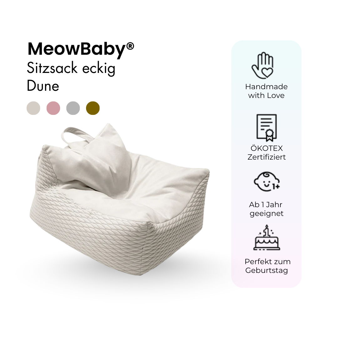 meowbaby-kinder-sitzsack-dune-sessel-eckig image 2