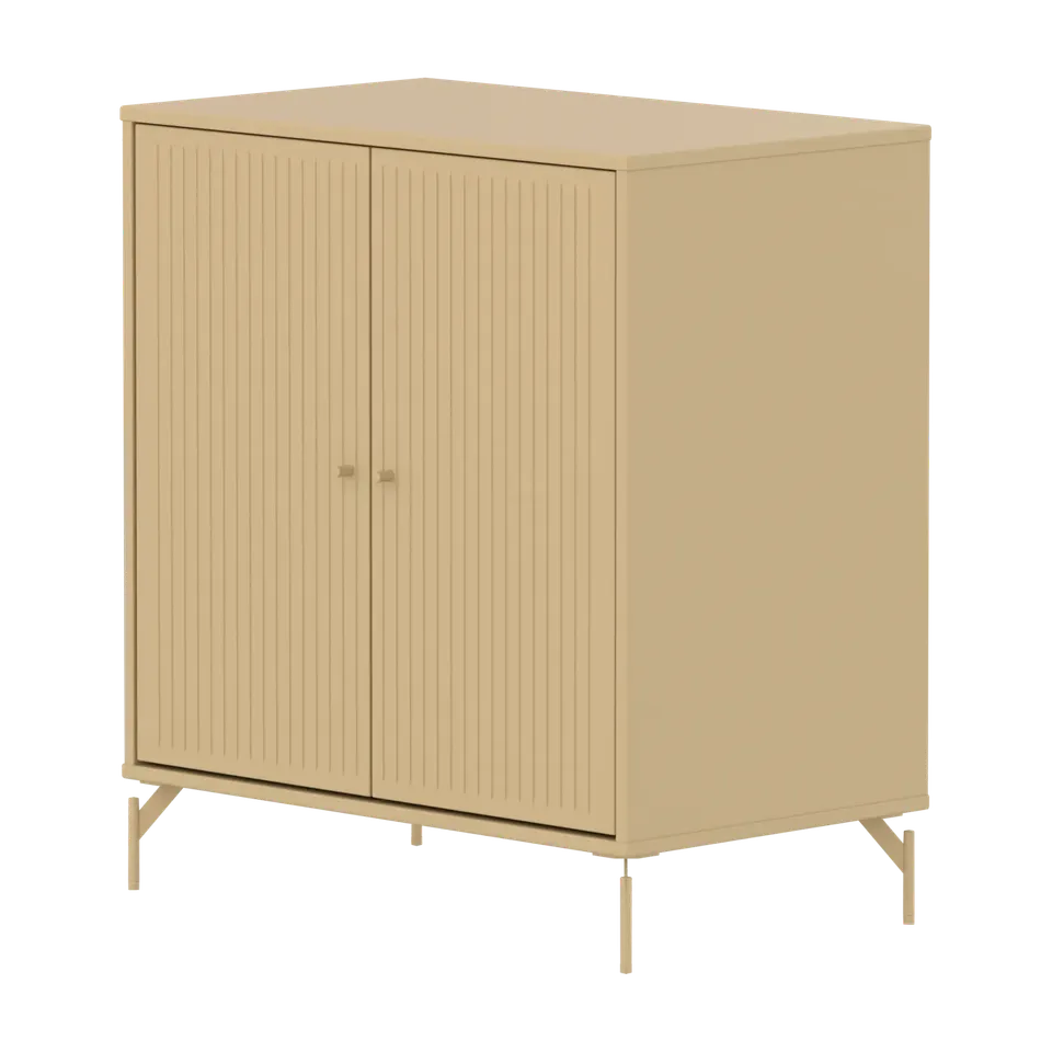 flexa-saga-schrank-2-t-ren-mit-rillen-metallf-e-oat image 1