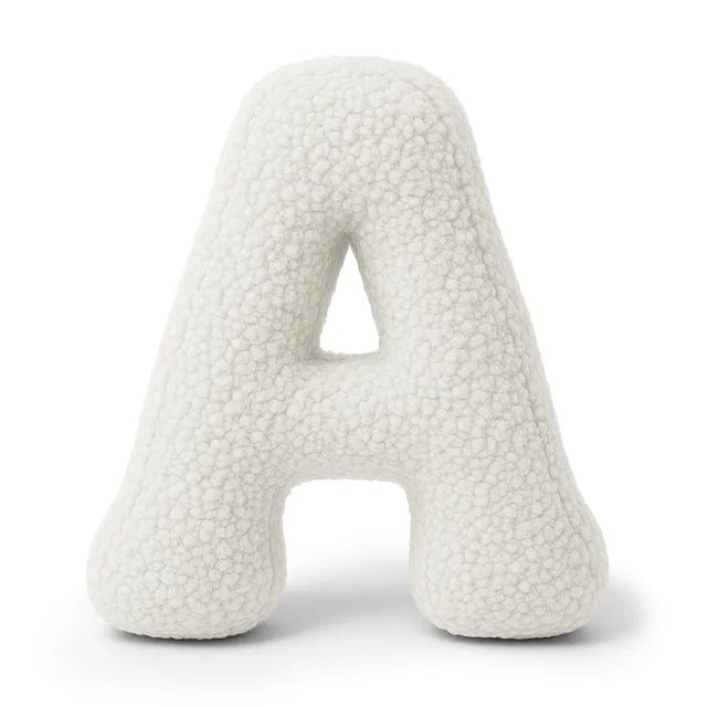 meowbaby-buchstaben-kissen-bearly-creme-wei-40-cm image 1